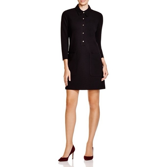 Theory Erimenthia Fixture Shirtdress - Black - Picture 3 of 11